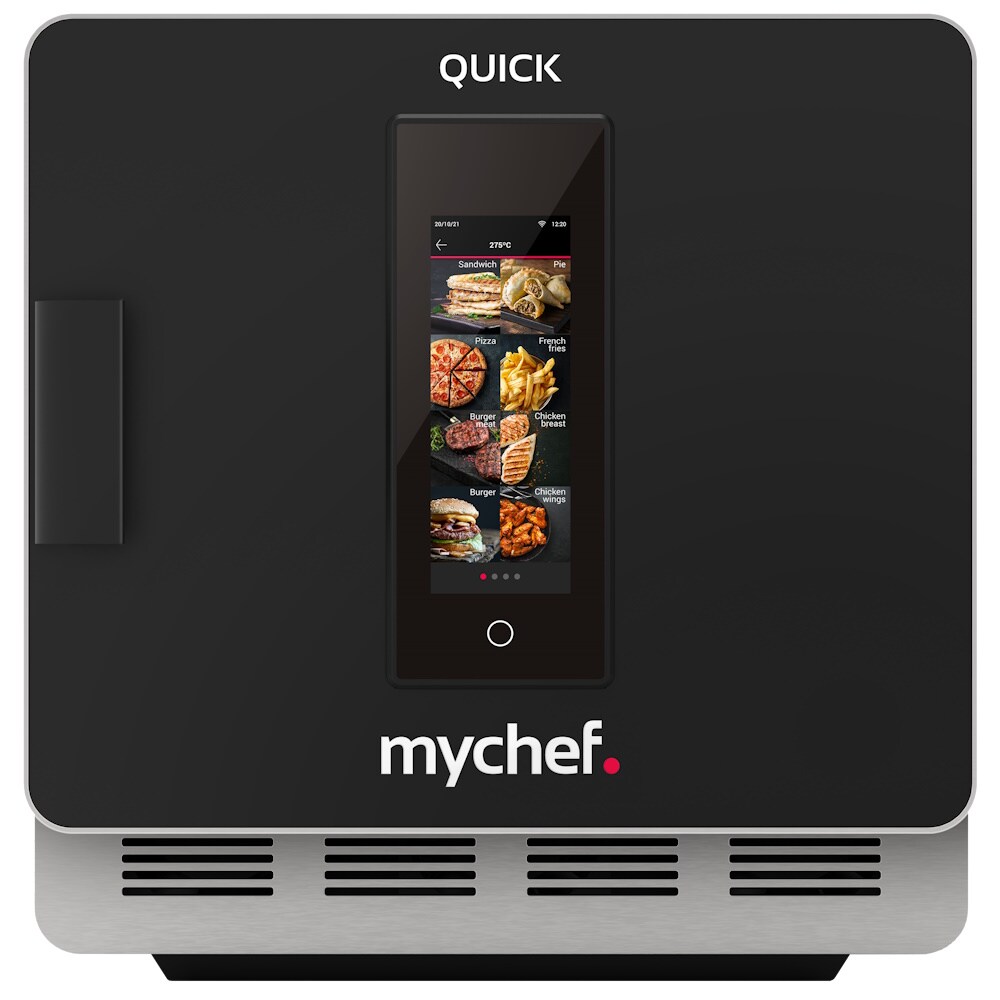 Schnellkonvektionsofen mit touchscreen-bedienung.schwarz - 400x630x410 mm - 3600 W 230/1V - QT11FN0D Mychef Image