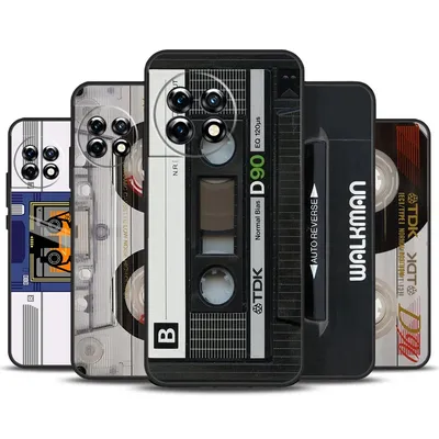 Retro Cassette Tape Case For OnePlus Nord CE 2 Lite 3 2T N30 N20 N10 OnePlus 11 12 10T 12R 10R 8 9