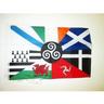 AZ FLAG Bandiera Celta Sei Nazioni 45x30cm - BANDIERINA CELTICA - Paesi CELTICI 30 x 45 cm