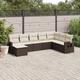 Vidaxl - Set Divani da Giardino 8 pz con Cuscini Marrone in Polyrattan