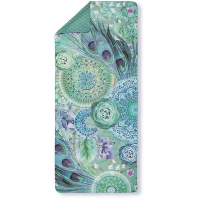 Reisehandtuch HIP "Kari", blau (petrol), B:75cm L:180cm, Microfaser, Mikrofaser, Handtücher (Packung), Mikrofaser, 75x180, Schnelltrocknend, Reisen, Sport, Yoga, Wendeoptik Image