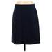 J. by J.Crew Casual Skirt: Blue Solid Bottoms - Women's Size 4