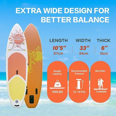 Inflatable Standing Boat Paddle Board - Large