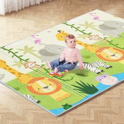 ZENOVA Foldable Baby Play Mat, Waterproof Activity Playmats for Baby, Foam Baby Mat for Floor