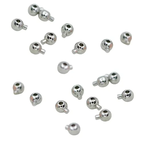 Set mit 20 Perlenverbindern für Armbänder und Halsketten Metallstopper-Perlenset