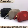 Carralero TOUSES Small taupe leather Sherton change purse1