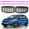 Griglia anteriore nera ABS per BMW serie 2 F45 5 posti Active Tourer e 7 posti F46 Gran Tourer griglia paraurti anteriore 2014-2017