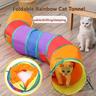 Cat Tunnel Dog Training Tunnel, Foldable Storage Tunnel, Pet Toys, Play Tunnels For Cat Interactive Toy