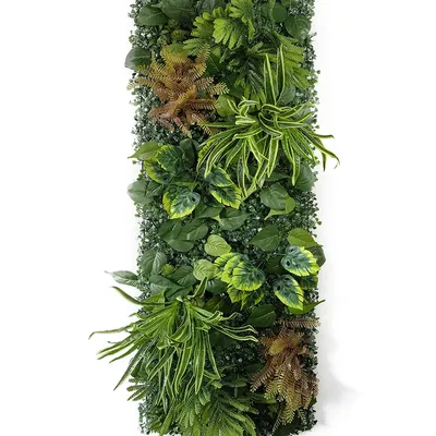 3D Artificial Plant Wall Fake Evergreen Leaves Simulated Background Wedding Party Decoration Green Board Lawn Home Decoration