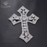 CuiEr 10pcs/lot Rhinestones Cross sewing appliques Patches sew on Appliques for Women DIY