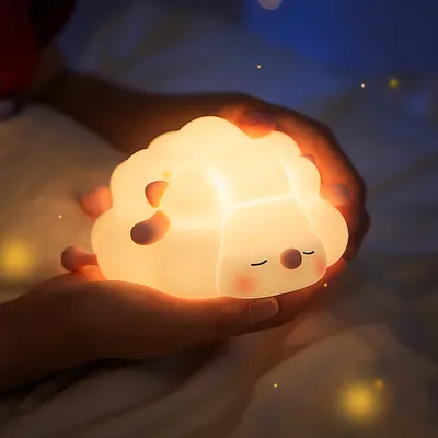 Little Sheep Silicone Night Light 3-level Adjustable Children's Birthday Cute Creative Good Light