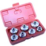 7 Pcs Oil Filter Cap Wrench Tool Kit Socket Set Includes 24mm 27mm 29mm 30mm 32mm 36mm 38mm
