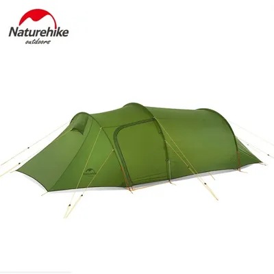 Naturehike-Ultralight Opalus Tunnel Double Tent, Outdoor Camping, Hiking, 2, 3, 4 Persons