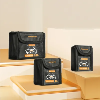 Lipo Battery Case Explosion-Proof Safe Storage Bag For DJI Mavic Mini 3 Pro Drone Fireproof Protective Box Radiation Protection