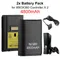 New 1pcs/2pcs 4800mAh Ni-MH Rechargeable Battery Pack+Charger Cable Dock For Xbox 360 Wireless