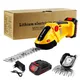 21V 2 in 1 Electric Hedge Trimmer Electric battery scissors 20000rpm Household Cordless Lawn Mower