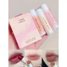 3 colored lip balm case with moisturizing moisturizing moisturizing smoothing lip lines removing