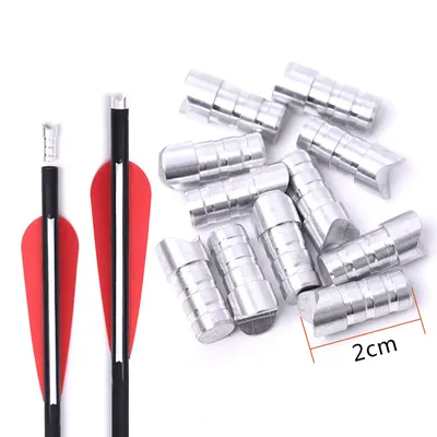 50pcs Crossbow Archery Half-moon Crossbow Bolts Arrow Nocks Internal for ID 4.2mm/6.2mm/7.6mm Carbon Arrow Shaft