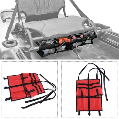 1 PC Kayak Seat Storage Bag Adjustable Buckle Strap Organizer Water Sports Fishing Gear Accessories