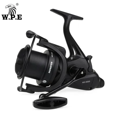 W.P.E Monster Carp Fishing Reel 6000/7000/8500/9000 Spinning Reel 4.6:1 Gear Ratio 7+1 BBs Pre &