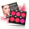 6-color blush palette natural-toned eye shadow palette and matte blush palette. Light and