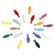 10pcs Multicolor Fish Animal Enamel Pendants Copper Enamelled Sequins Brass Color Charms DIY