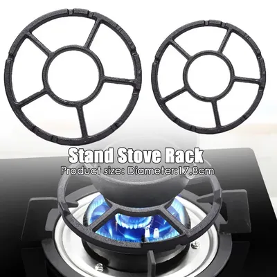 Non Slip for Gas Hob Stand Stove Rack for Kitchen Wok Stove Trivets Milk Pot Holders Cast Iron Pan