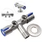 Double Handle Stainless Steel Cold Water Faucet Bathroom Washing Machine Faucet