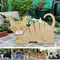 Cat Shaped Planter Garden Flower Pot Cat Animal Garden Animal Statue Sculpture Decor Garden Pots DIY