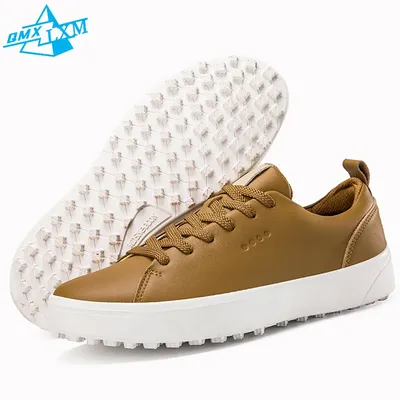 LiXingMing Golf Shoes Men Women Waterproof Golf Footwear Couple Outdoor Golf Training Walking Sports Leisure Sneakers 36-48#