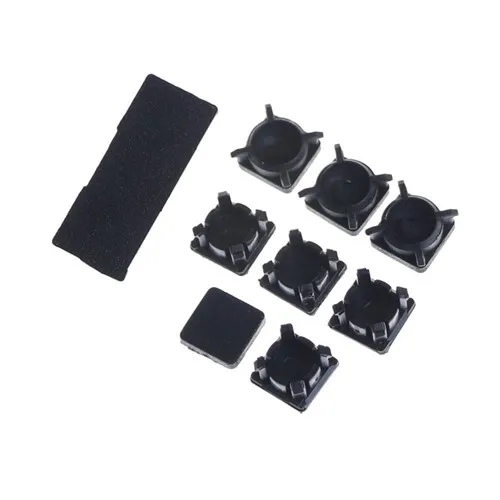 9Pcs/Set Rubber Feet&Plastic Button Screw Cap Cover Replacement Set For PS3 Slim 2000 3000 For Sony Playstation 3 Controller