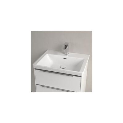 Villeroy & Boch V&B Schrankwaschtisch Subway 3.0 600x470 mm re-eckig 1HL. m. ÜL. Weiß Alpin cplus