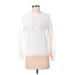 J.Crew Sweatshirt: White Tops - Women's Size 2X-Small