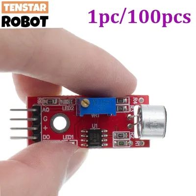 3pin Voice Sound Detection Sensor Module KY-037 High Sensitivity Microphone DIY Intelligent Smart