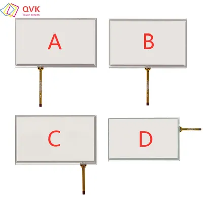 4-wire resistive 165*100mm 155*88mm FPC-0373 ZCR-1667-5 Touch Screen Panel Digitizer sensor For DVD