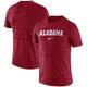 Nike Crimson Alabama Crimson Tide Velocity Performance-T-Shirt für Herren
