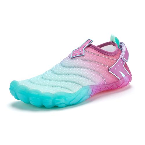 Aqua-Schuh VENICE BEACH Gr. 40, bunt (türkis/pink) Damen Schuhe Badeschuh Wasserschuh Slipper Barfußschuh leichter Badeschuh, Slipper, Wasserschuh, flexible Sohle Unisex VEGAN