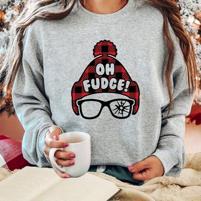 TEMU Christmas Figure & Letter Print Pullover Sweatshirt, Casual Long Sleeve Crew Neck Sweatshirt For Fall & Winter, Women's Clothing