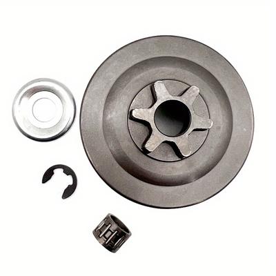 4pcs/set Hardened Steel Clutch Drum Sprocket Kit For Chainsaw Ms170 Ms180 017 018