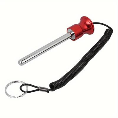 1pc Fitness Training Equipment Magnetic Plug, Large Weight Stacking Pin, Workout Equipment Accessories (rod ÎŠ1cm*10.5cm/0.39inch*4.13inch)