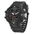 Montre Digitale SANDA pour Hommes Montre de Sport en Plein Air Mode Montre-bracelet Lumineuse Chronomètre Réveil Compte à Rebours Montre TPU