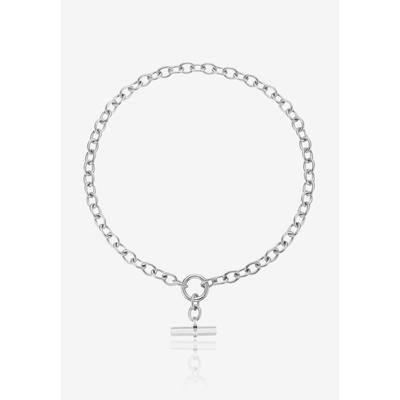 Plus Size Women's Kaz Necklace by RAD + RAE in Silver