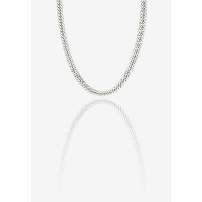 Plus Size Women's Mini Chase Necklace by RAD + RAE in Silver