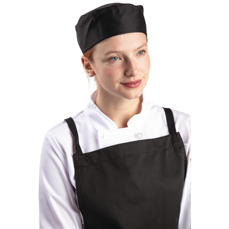 Whites Chefs Clothing Gastronoble Whites Skull Cap Kochmütze schwarz XL Image