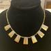 J. Crew Jewelry | J.Crew Gold Silver Tone Choker Collar Pendant Statement Necklace J. Crew | Color: Gold/Silver | Size: Os