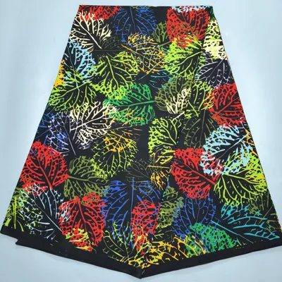 2024 Latest Design Nigerian Ankara Wax Fabric African Polyester Material Wax Fabric DIY Print Sewing