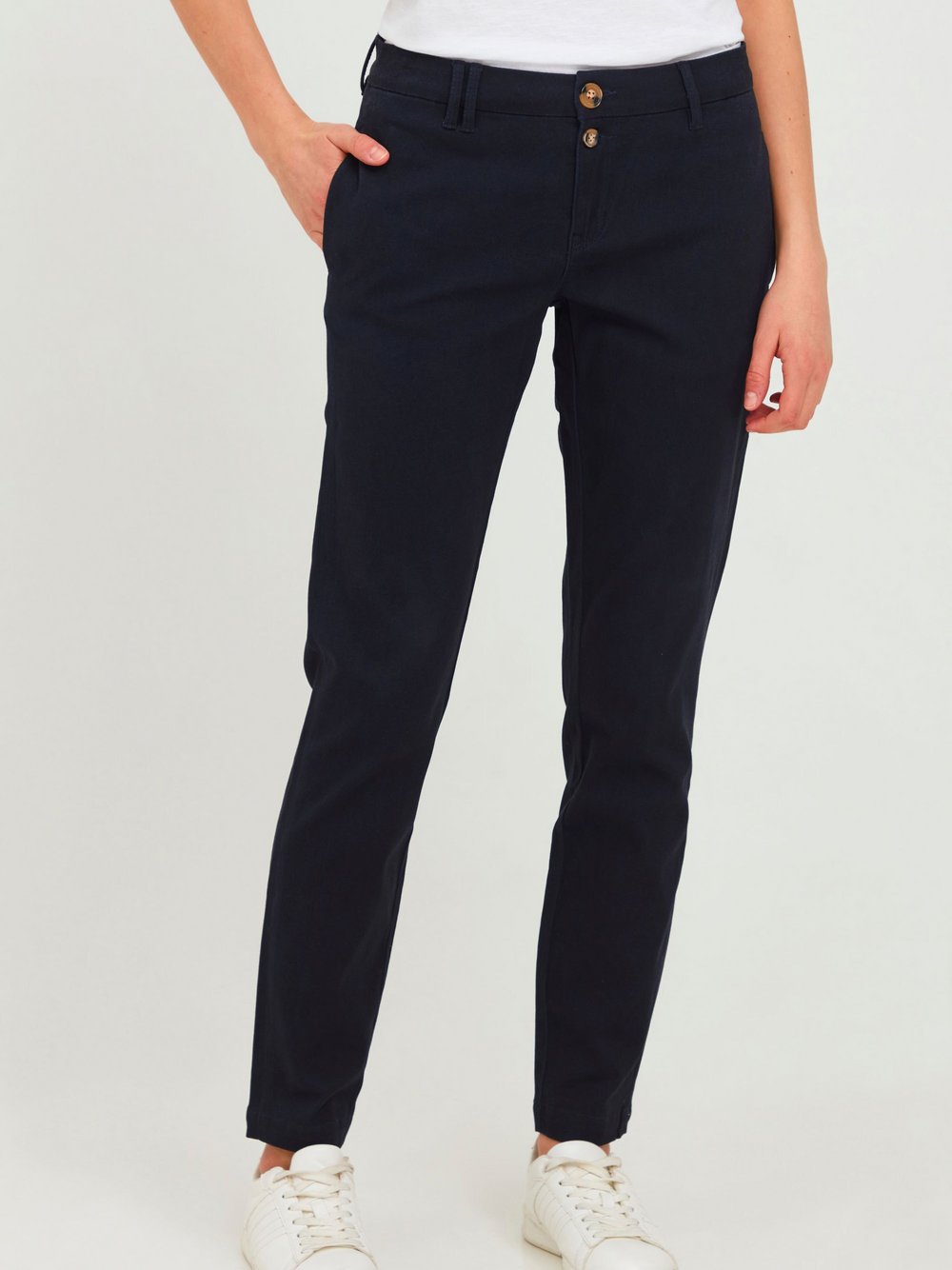 OXMO Chinohose Damen blau, 38 Image