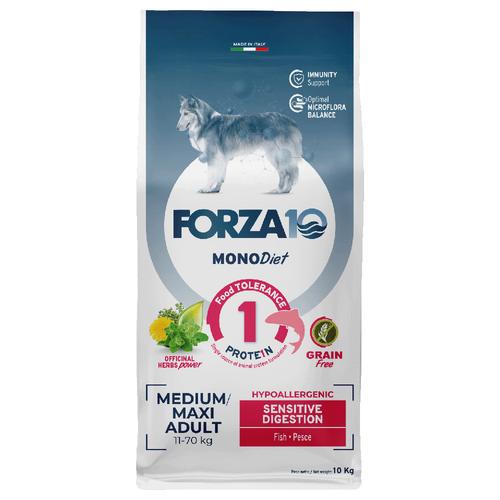 Sparpaket: 2x10kg Forza 10 Diet Mono Medium & Large Sensitive Digestion mit Fisch Hundefutter...