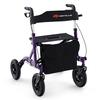 Foldable Rolling Walker Bariatric Rollator Walker for Seniors with Seat