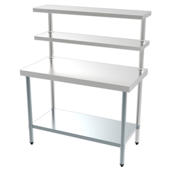 CombiSteel Arbeitstisch mit Regal 1200x600x1500 mm Image
